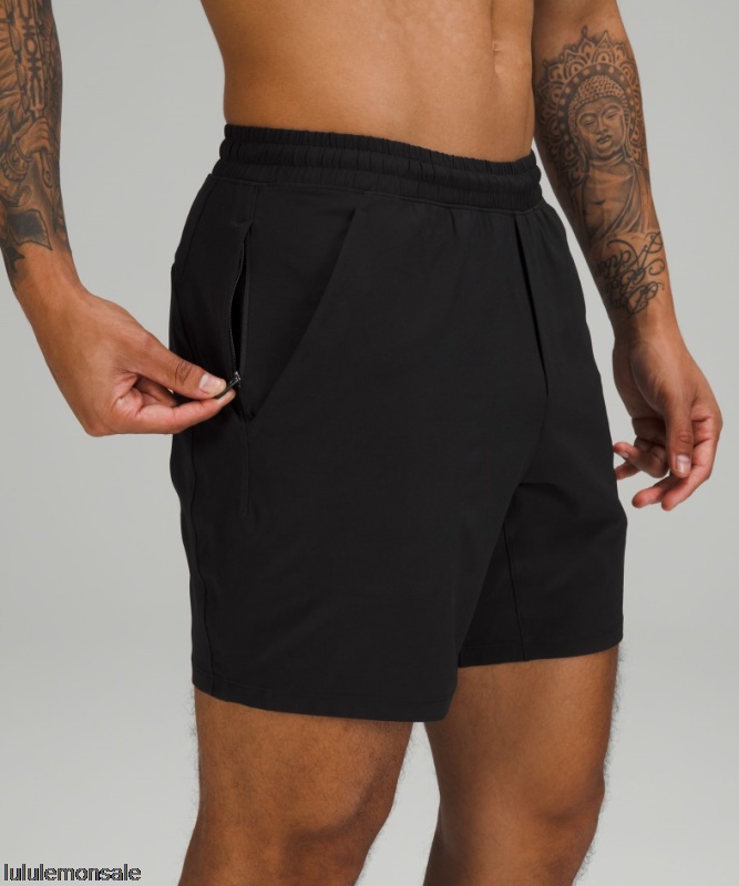 Lululemon Deutschland DELULU849 | Pace Breaker Linerless Short 7 Schwarz